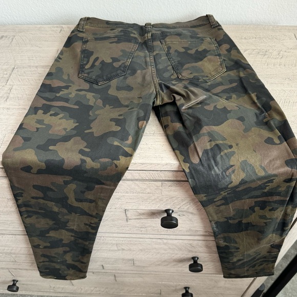 Joe’s jeans high rise skinny ankle camo coated pants - Picture 8 of 9